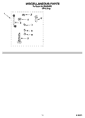 MISCELLANEOUS PARTS - OPTIONAL PARTS (NOT INCLUDED) Diagram and Parts List for 6ALSQ8000MW0  Whirlpool Washer