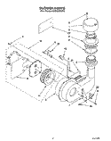 BLOWER Diagram and Parts List for KUDS230Y0  KitchenAid Dishwasher