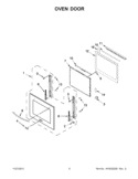 Part Location Diagram of W11082539 Whirlpool GASKT-VENT