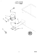 SECTION Diagram and Parts List for TCF1510EW02  Whirlpool Freezer