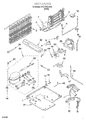 UNIT Diagram and Parts List for 2VET22NKJW00  Whirlpool Refrigerator