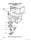Part Location Diagram of 4158739 Whirlpool Hinge Plate, Upper