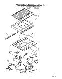 COMPARTMENT SEPARATOR Diagram and Parts List for TT20AKXZN00  Whirlpool Refrigerator
