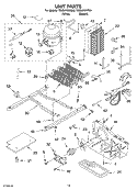 UNIT PARTS Diagram and Parts List for TS22AFXKQ05  Estate Refrigerator