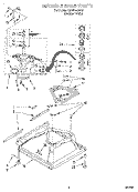 MACHINE BASE Diagram and Parts List for SAWS800HQ0  Whirlpool Washer