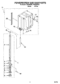 POWERSCREW AND RAM PARTS Diagram and Parts List for TU800SPPB2  Whirlpool Trash Compactor