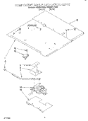 COMPONENT SHELF AND LATCH Diagram and Parts List for KEMS377BBL0  KitchenAid Wall Oven