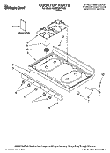COOKTOP PARTS Diagram and Parts List for CGRP305TDW0  Magic Chef Range