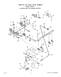 BURNER Diagram and Parts List for F4858W0  Roper Range