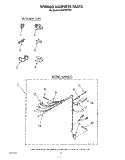 WIRING HARNESS Diagram and Parts List for LA5578XTG0  Whirlpool Washer