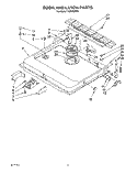 DOOR AND LATCH Diagram and Parts List for KUDB230Y1  KitchenAid Dishwasher