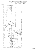 BRAKE AND DRIVE TUBE Diagram and Parts List for KAWS750GQ1  KitchenAid Washer