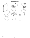 ACCESSORIES Diagram and Parts List for NC800AV1  Whirlpool Trash Compactor
