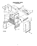 CONTAINER (KCC150) Diagram and Parts List for KCC150  KitchenAid Trash Compactor