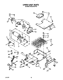 UPPER UNIT, LIT/OPTIONAL Diagram and Parts List for KSSS48DWW00  KitchenAid Refrigerator