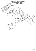 CONTROL PANEL Diagram and Parts List for FES364BL2  Roper Range