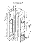 FREEZER DOOR Diagram and Parts List for KSSS48DAW01  KitchenAid Refrigerator