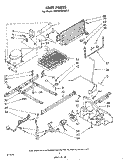 UNIT Diagram and Parts List for EHT201ZKWR2  Whirlpool Refrigerator