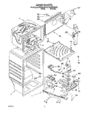 LINER Diagram and Parts List for ET20PKXDW02  Whirlpool Refrigerator