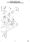 METER CASE Diagram and Parts List for CAP2772BN0  Whirlpool Washer