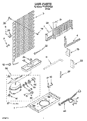 UNIT PARTS Diagram and Parts List for TT16TKXPQ00  Estate Refrigerator