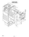 LINER Diagram and Parts List for ET16AKXRWR3  Whirlpool Refrigerator