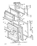 Part Location Diagram of 946551 Whirlpool Service Wiring Sheet
