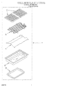GRILL MODULE KIT 4179094, LIT/OPTIONAL Diagram and Parts List for KECM860TBC1  KitchenAid Cooktop