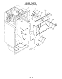 LINER Diagram and Parts List for KTRS22KWAL00  KitchenAid Refrigerator