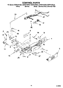 CONTROL PARTS Diagram and Parts List for GS5SHAXNQ00  Whirlpool Refrigerator