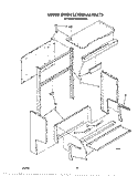 UPPER OVEN EXTERNAL Diagram and Parts List for SE950PERW9  Whirlpool Range