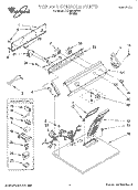 Part Location Diagram of 3405111 Whirlpool HARNS-WIRE