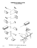 WIRING HARNESS Diagram and Parts List for GSHU3024W0  Whirlpool Dishwasher