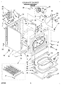 SECTION Diagram and Parts List for KEYE778BAL1  KitchenAid Dryer