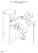 REFRIGERATOR LINER Diagram and Parts List for KSSS48MDX05  KitchenAid Refrigerator