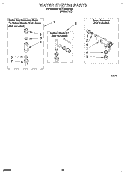 WATER SYSTEM Diagram and Parts List for 8LSC6244BN2  Whirlpool Washer