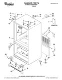 CABINET PARTS Diagram and Parts List for GX5FHDXVB07  Whirlpool Refrigerator
