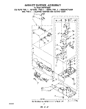 688639 BURNER Diagram and Parts List for LG5701XMW1  Whirlpool Dryer