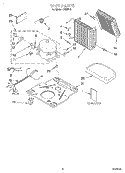 UNIT, LITERATURE Diagram and Parts List for DH25H0  Whirlpool Dehumidifier