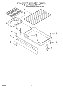 DRAWER AND BROILER, OPTIONAL Diagram and Parts List for CES366HZ1  Whirlpool Range