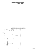 MISCELLANEOUS Diagram and Parts List for 2LSR5233BW0  Whirlpool Washer