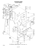 CABINET Diagram and Parts List for ET18VKXSW02  Whirlpool Refrigerator