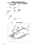WIRING HARNESS Diagram and Parts List for LSV7244AN0  Whirlpool Washer