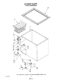 SECTION Diagram and Parts List for EH070FXVN00  Whirlpool Freezer