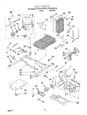 UNIT Diagram and Parts List for 4KSRS25QFW03  KitchenAid Refrigerator