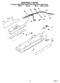 CONTROL Diagram and Parts List for KSRS27ILBL00  KitchenAid Refrigerator