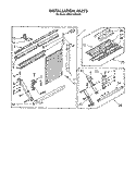 INSTALLATION Diagram and Parts List for BPAC2400AS0  KitchenAid Air Conditioner