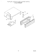 TOP GRILLE AND UNIT COVER Diagram and Parts List for KSSS48MDX03  KitchenAid Refrigerator
