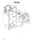 LINER Diagram and Parts List for ET20NKXXW00  Whirlpool Refrigerator