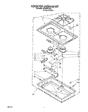 COOKTOP MODULE KIT Diagram and Parts List for SC8900EXQ2  Whirlpool Cooktop